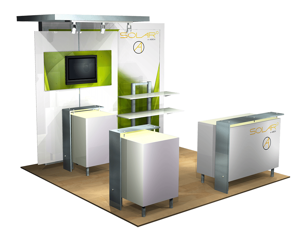 10X10 Trade Show Booth and Displays