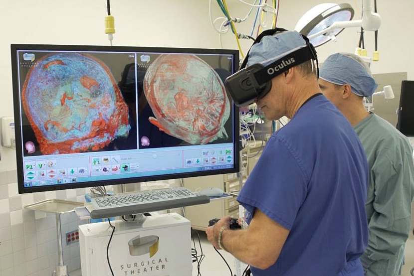 Virtual reality surgery demo